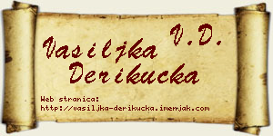 Vasiljka Derikučka vizit kartica